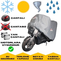 Maxdurable Kuba Bluebird Motor Brandası Su Geçirmez Dört Mevsim Motosiklet Örtüsü